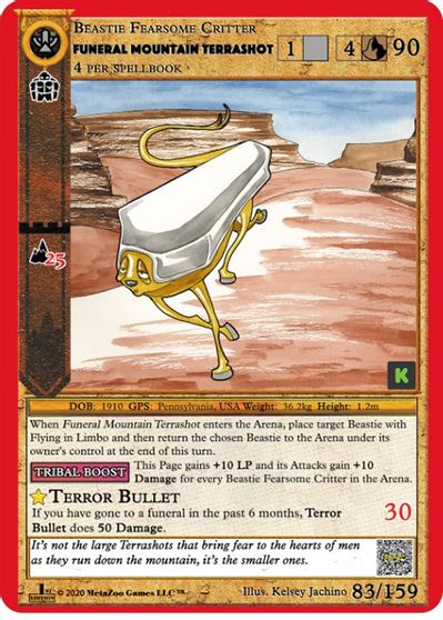 Funeral Mountain Terrashot [Cryptid Nation: Kickstarter Edition] | Total Play