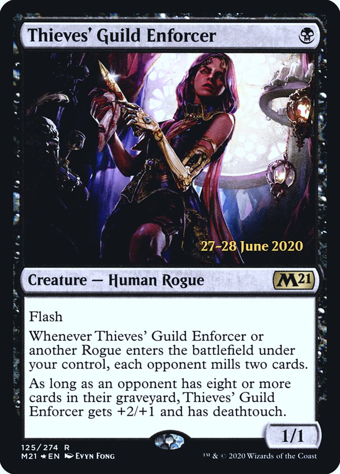 Thieves' Guild Enforcer [Core Set 2021 Prerelease Promos] | Total Play