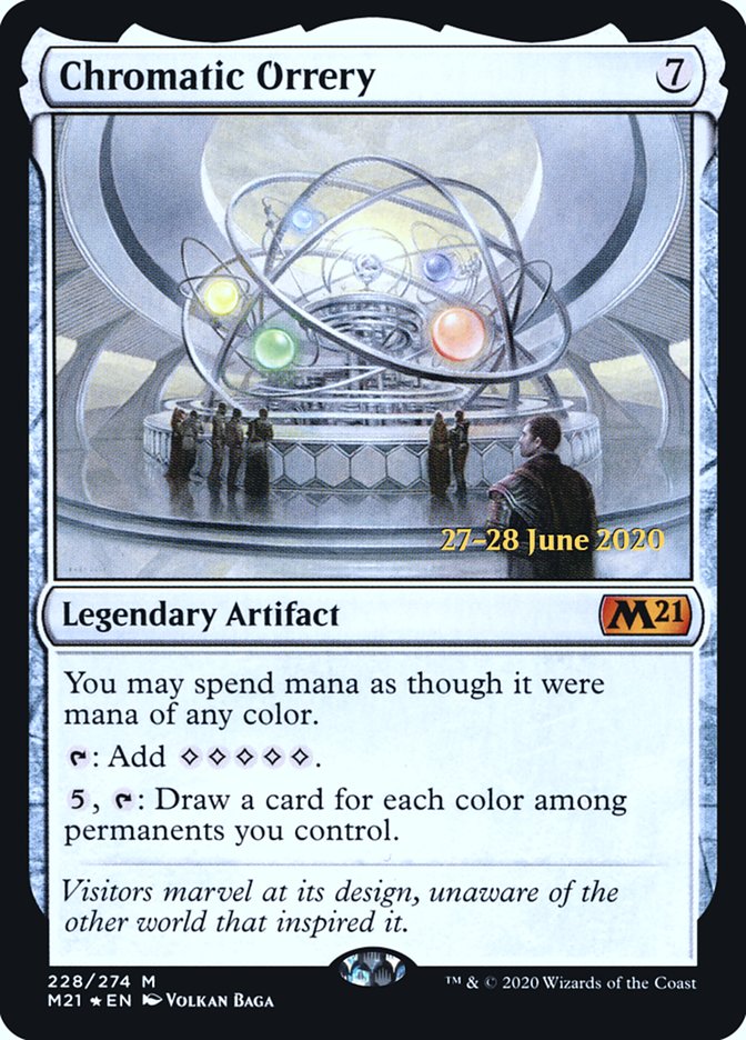 Chromatic Orrery [Core Set 2021 Prerelease Promos] | Total Play