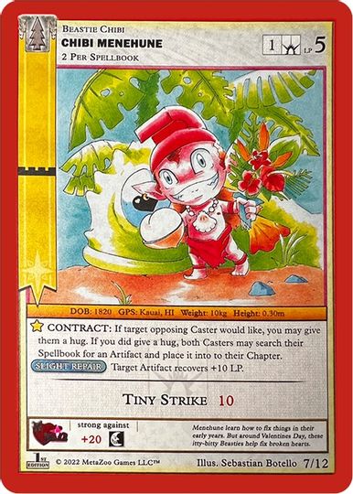 Chibi Menehune [Cryptid Nation: Wilderness Chibi Valentine's Day Mini Set] | Total Play