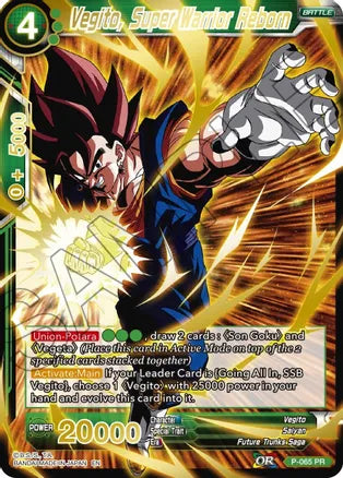 Vegito, Super Warrior Reborn (Gold Stamped) (P-065) [Mythic Booster] | Total Play