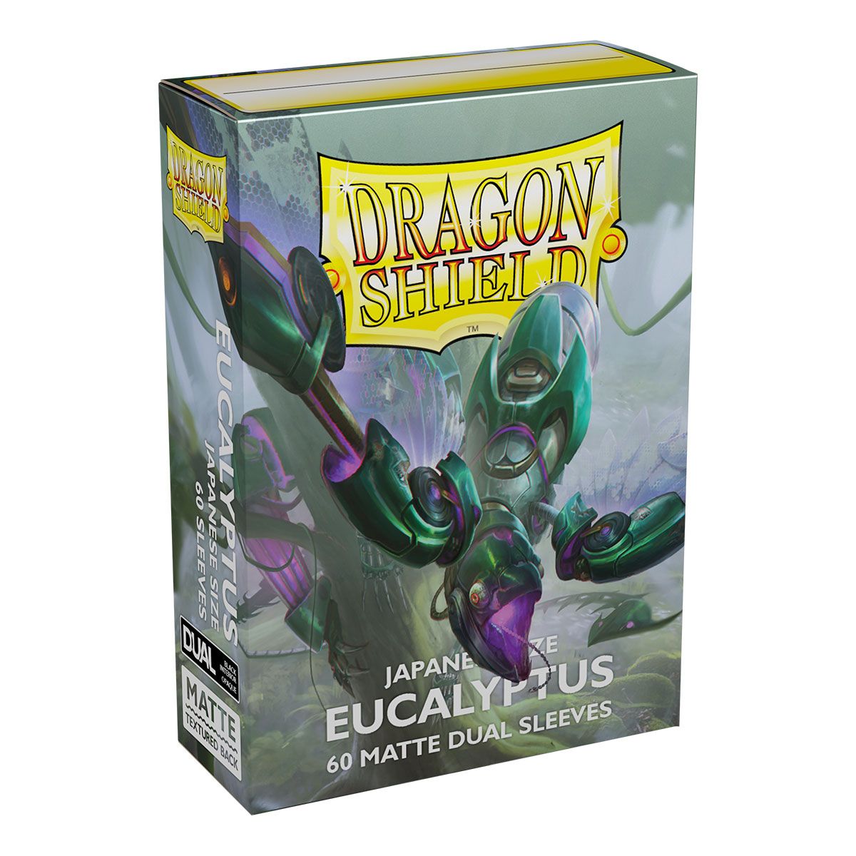 Dragon Shield: Japanese Size 60ct Sleeves - Eucalyptus (Dual Matte) | Total Play