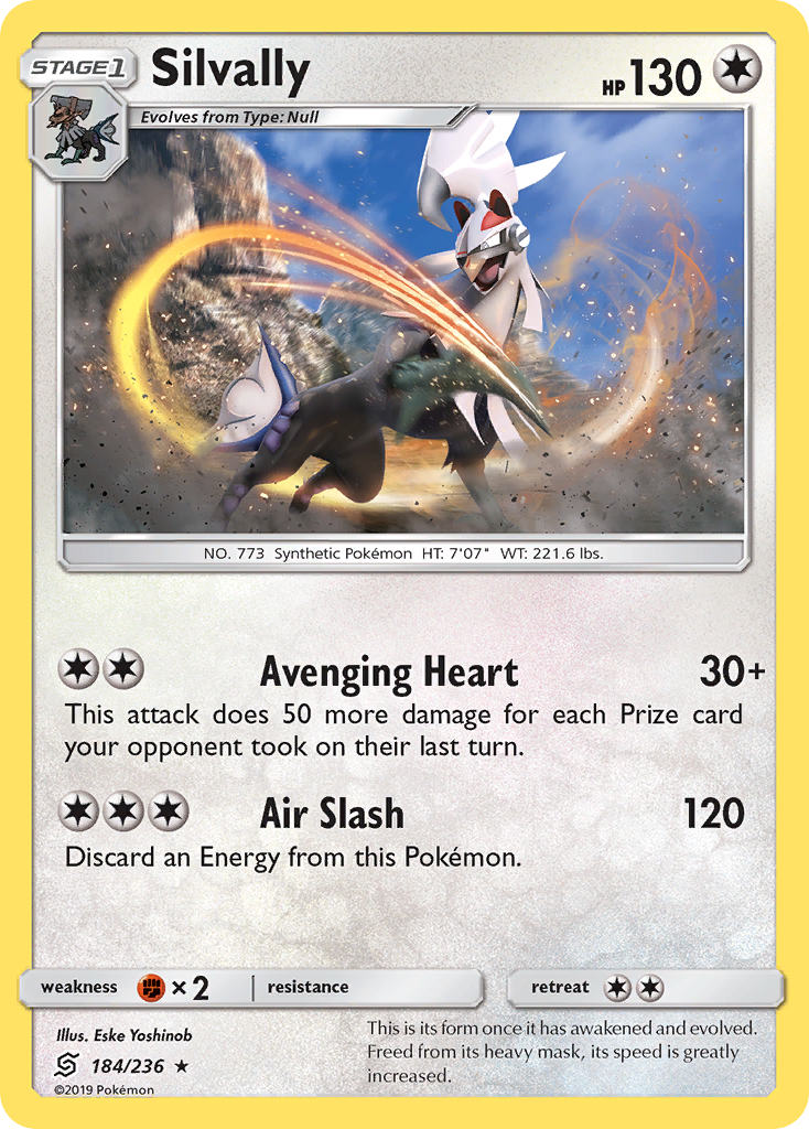 Silvally (184/236) [Sun & Moon: Unified Minds] | Total Play