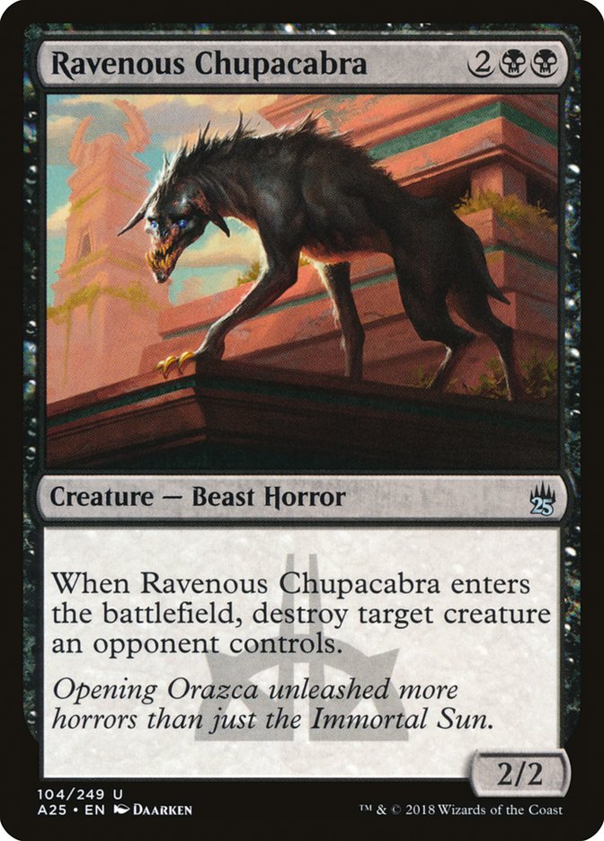 Ravenous Chupacabra [Masters 25] | Total Play