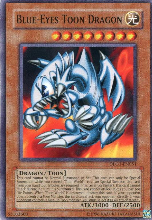 Blue-Eyes Toon Dragon [DLG1-EN051] Common | Total Play