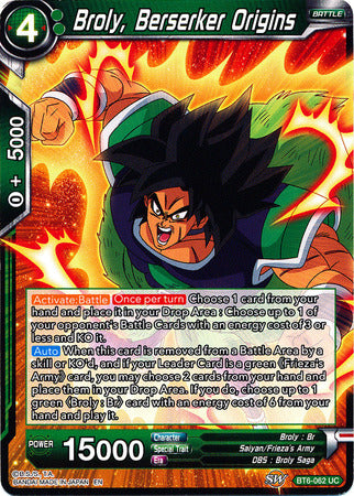 Broly, Berserker Origins (BT6-062) [Destroyer Kings] | Total Play