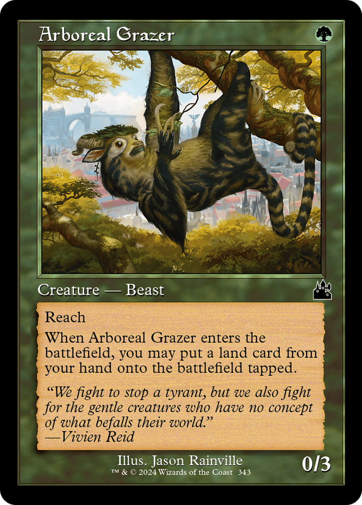 Arboreal Grazer (Retro Frame) [Ravnica Remastered] | Total Play