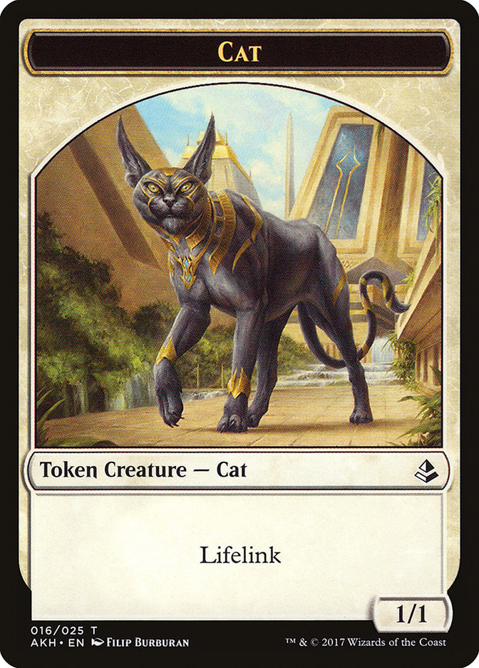 Steadfast Sentinel // Cat Double-Sided Token [Hour of Devastation Tokens] | Total Play