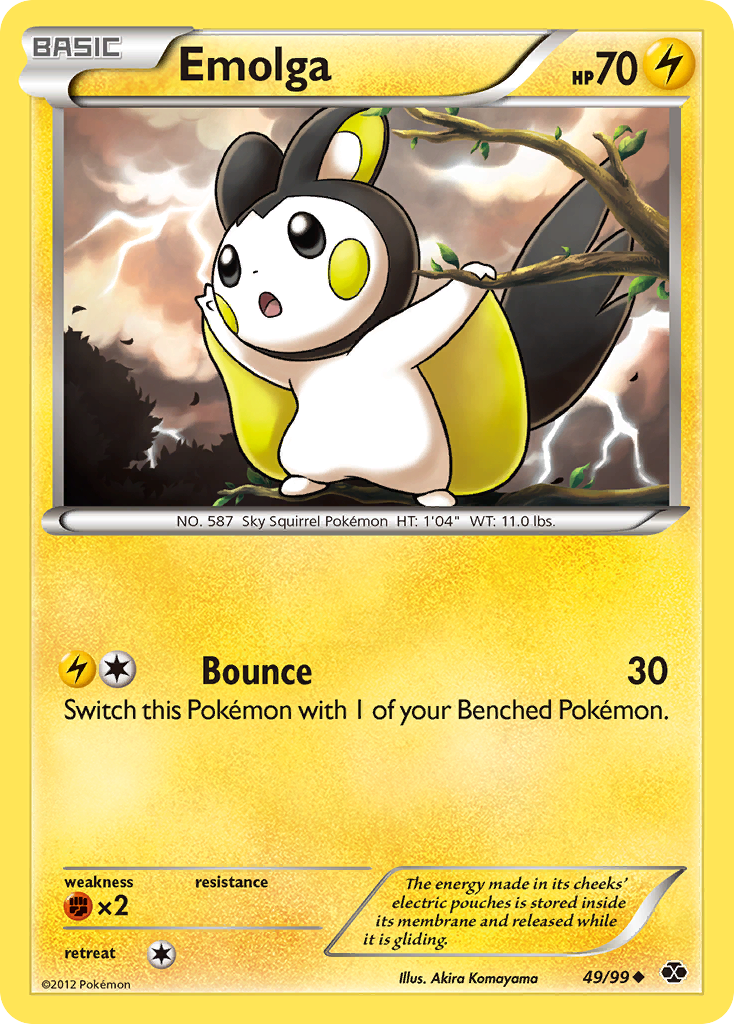 Emolga (49/99) [Black & White: Next Destinies] | Total Play