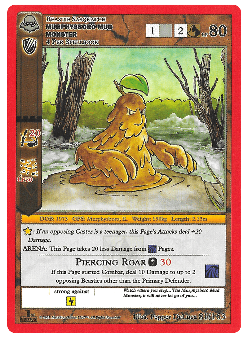 Murphysboro Mud Monster [Cryptid Nation: Nightfall First Edition] | Total Play