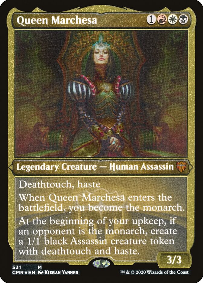 Queen Marchesa (Etched) [Commander Legends] | Total Play