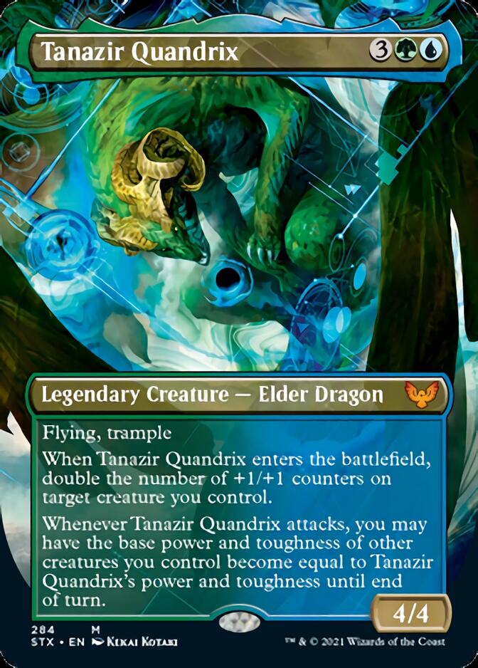 Tanazir Quandrix (Borderless Alternate Art) [Strixhaven: School of Mages] | Total Play