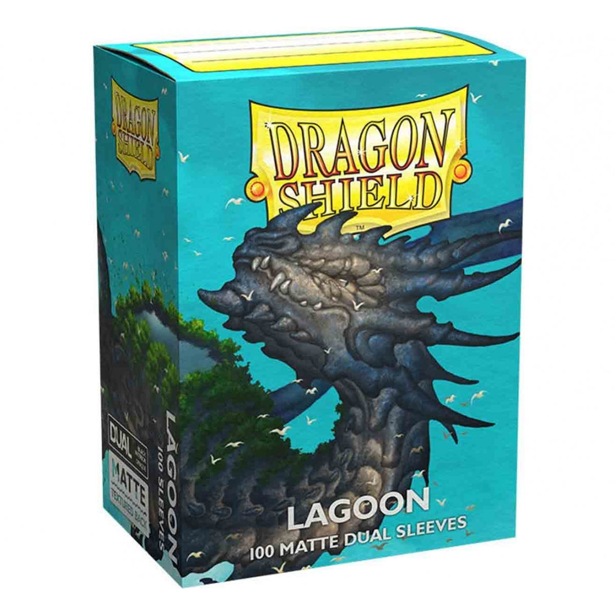 Dragon Shield: Standard 100ct Sleeves - Lagoon (Dual Matte) | Total Play