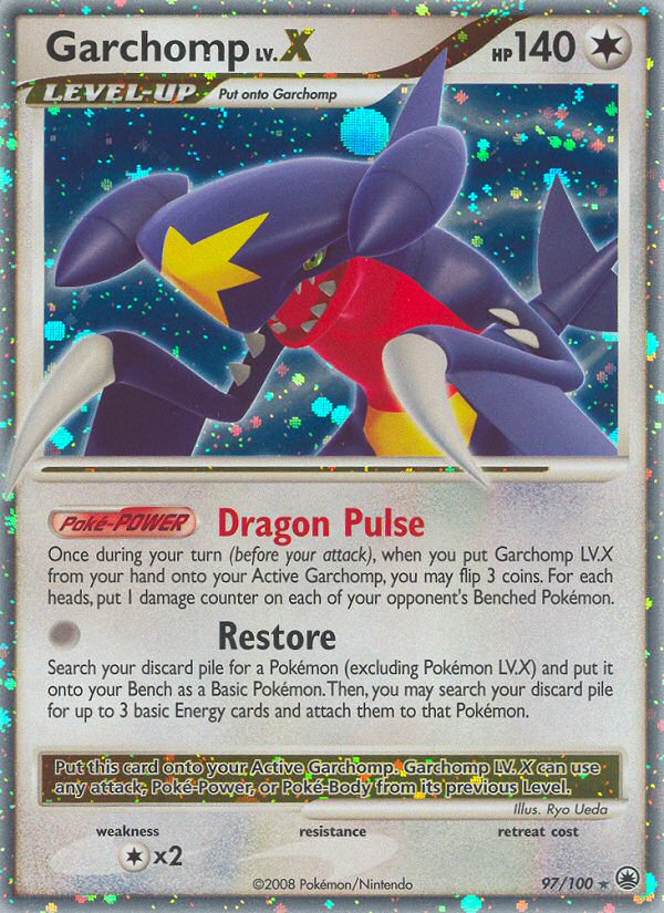 Garchomp LV.X (97/100) [Diamond & Pearl: Majestic Dawn] | Total Play