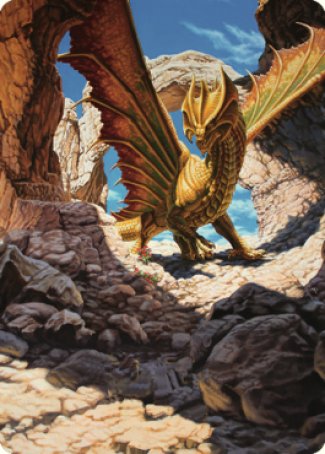 Ancient Brass Dragon Art Card (02) [Commander Legends: Battle for Baldur's Gate Art Series] | Total Play