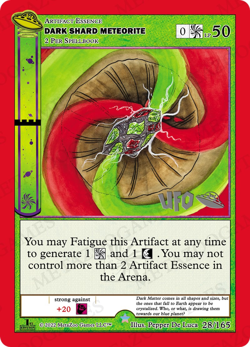 Dark Shard Meteorite [Cryptid Nation: UFO First Edition Spoiler Pack] | Total Play