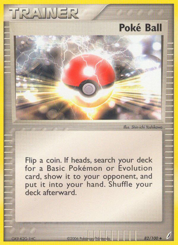 Poke Ball (82/100) [EX: Crystal Guardians] | Total Play