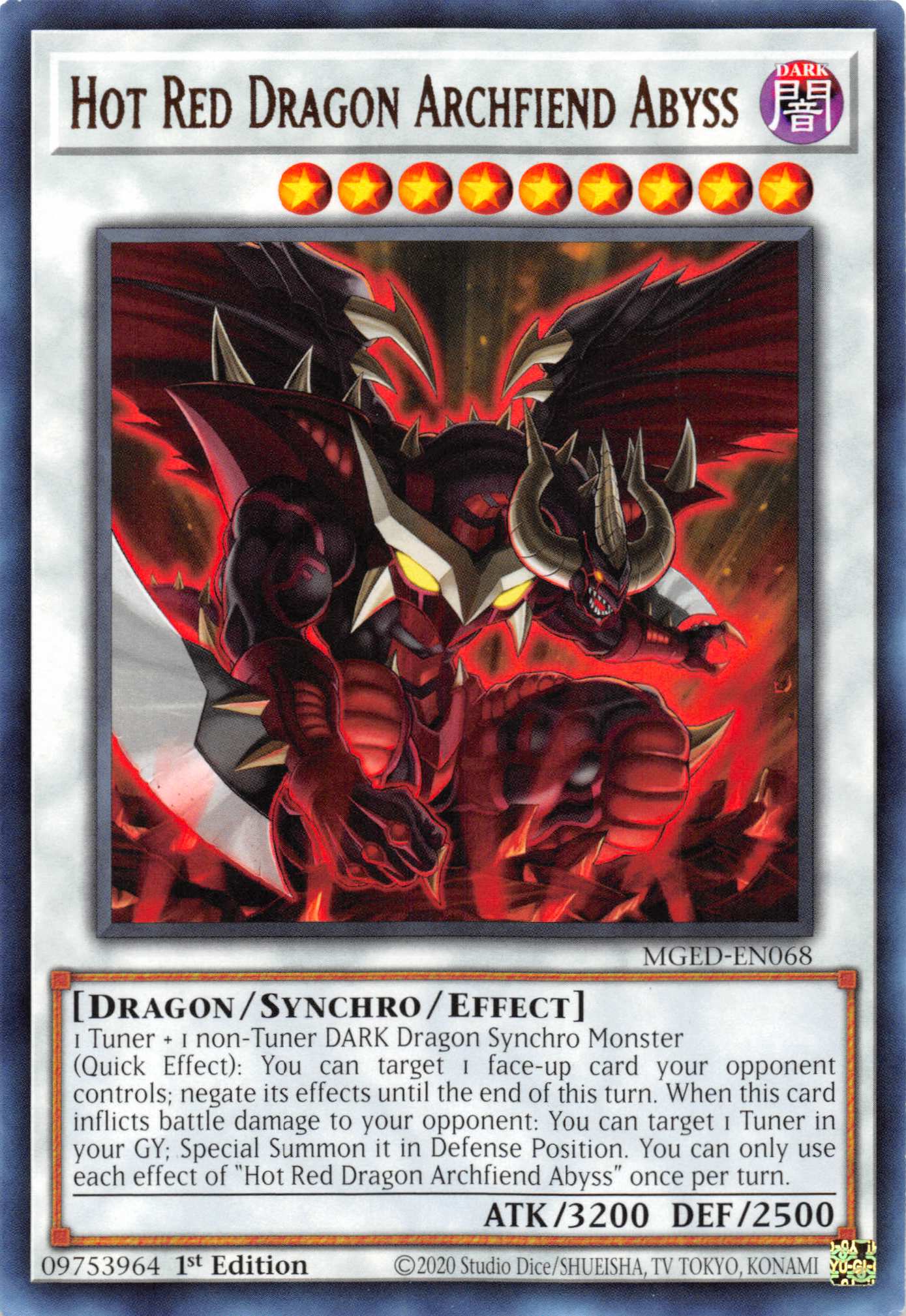 Hot Red Dragon Archfiend Abyss [MGED-EN068] Rare | Total Play