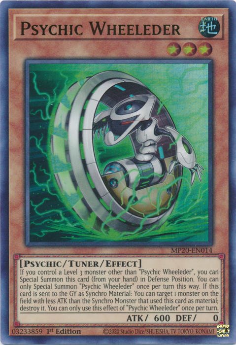 Psychic Wheeleder [MP20-EN014] Ultra Rare | Total Play