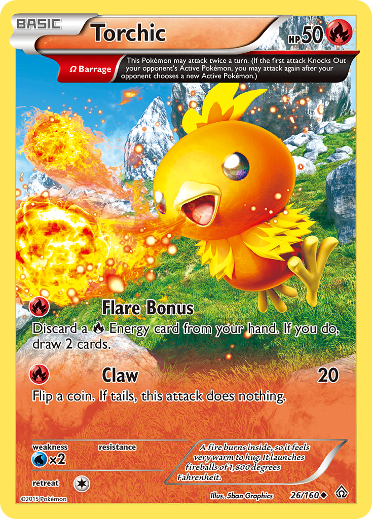 Torchic (26/160) [XY: Primal Clash] | Total Play