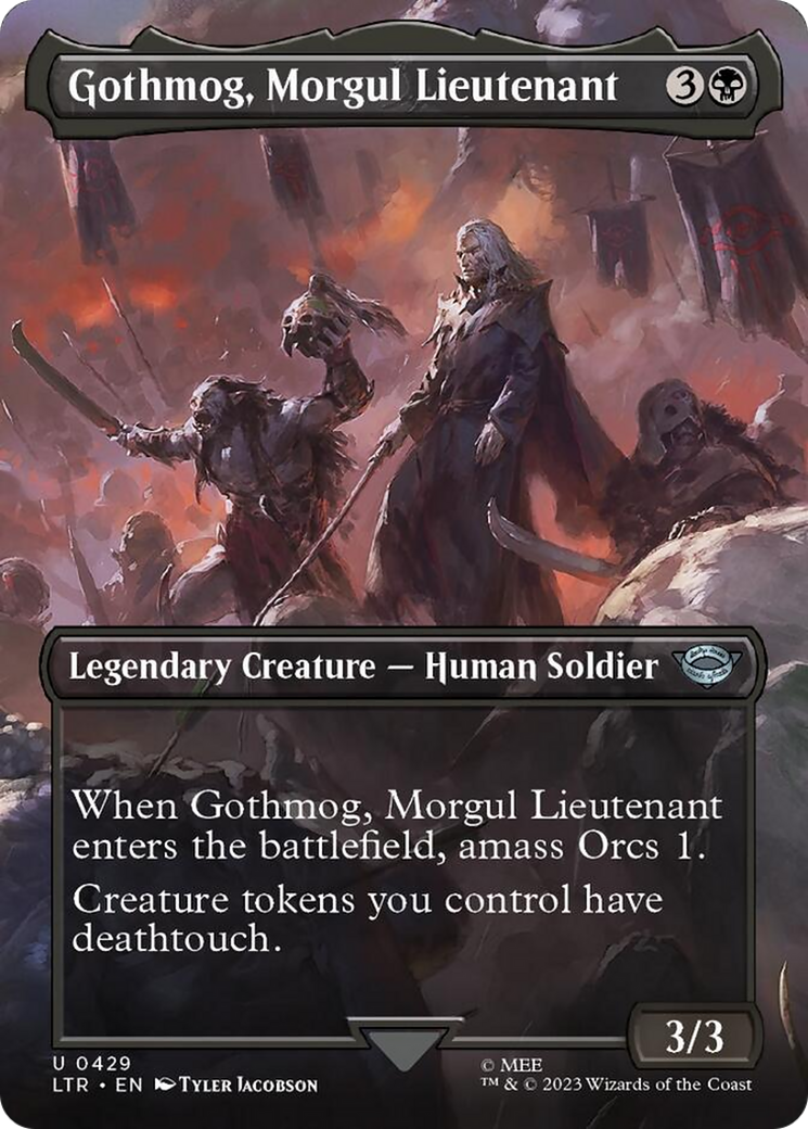 Gothmog, Morgul Lieutenant (Borderless Alternate Art) [The Lord of the Rings: Tales of Middle-Earth] | Total Play