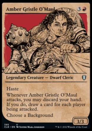 Amber Gristle O'Maul (Showcase) [Commander Legends: Battle for Baldur's Gate] | Total Play