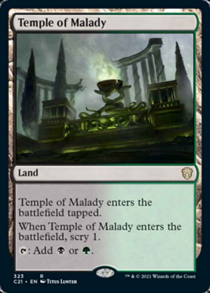 Temple of Malady [Commander 2021] | Total Play