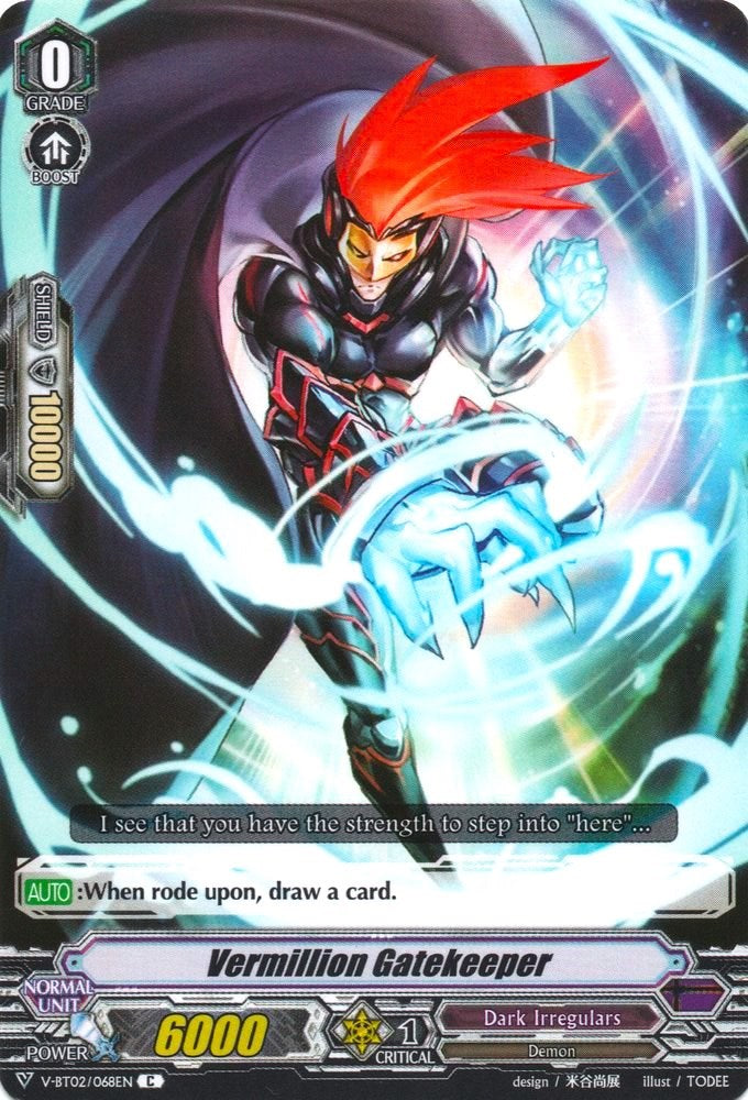 Vermillion Gatekeeper (V-BT02/068EN) [Strongest! Team AL4] | Total Play