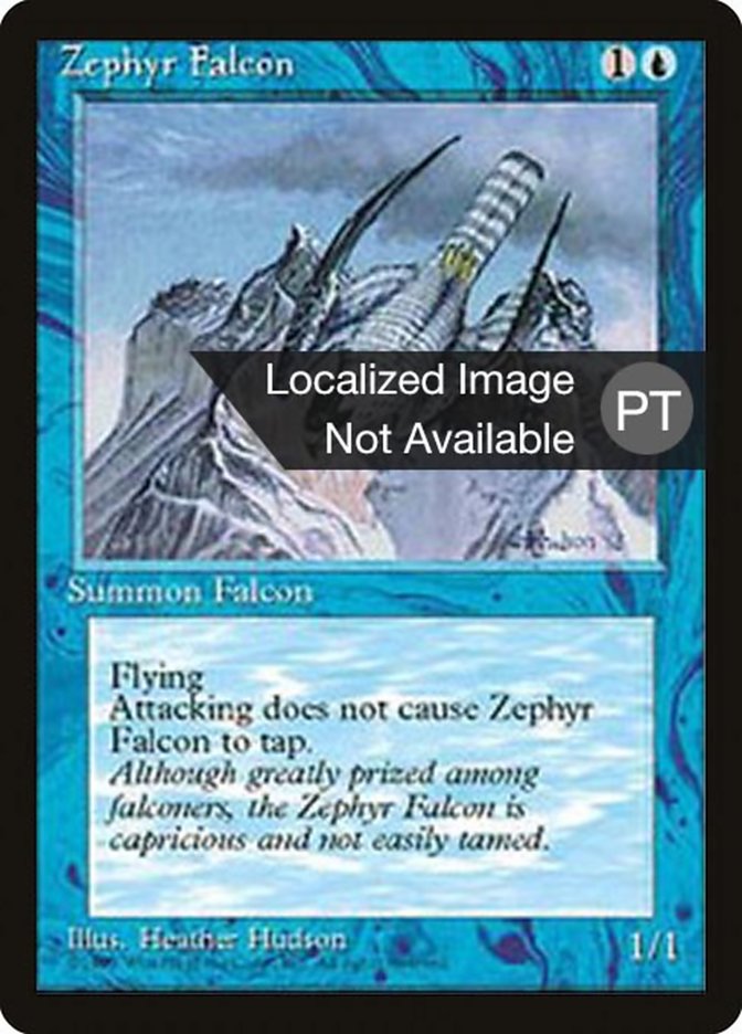 Zephyr Falcon [Fourth Edition (Foreign Black Border)] | Total Play