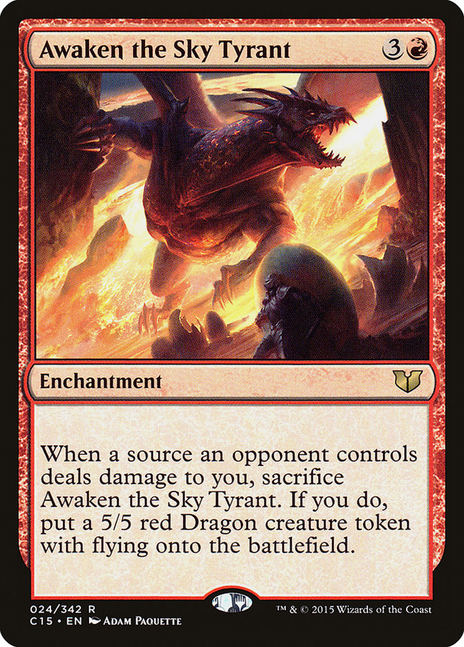 Awaken the Sky Tyrant [Commander 2015] | Total Play