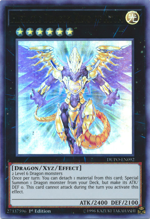 Hieratic Dragon King of Atum [DUPO-EN092] Ultra Rare | Total Play