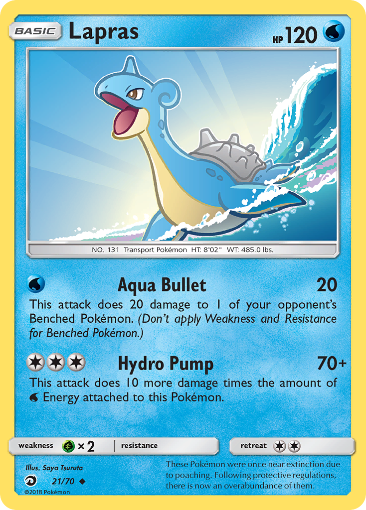 Lapras (21/70) [Sun & Moon: Dragon Majesty] | Total Play