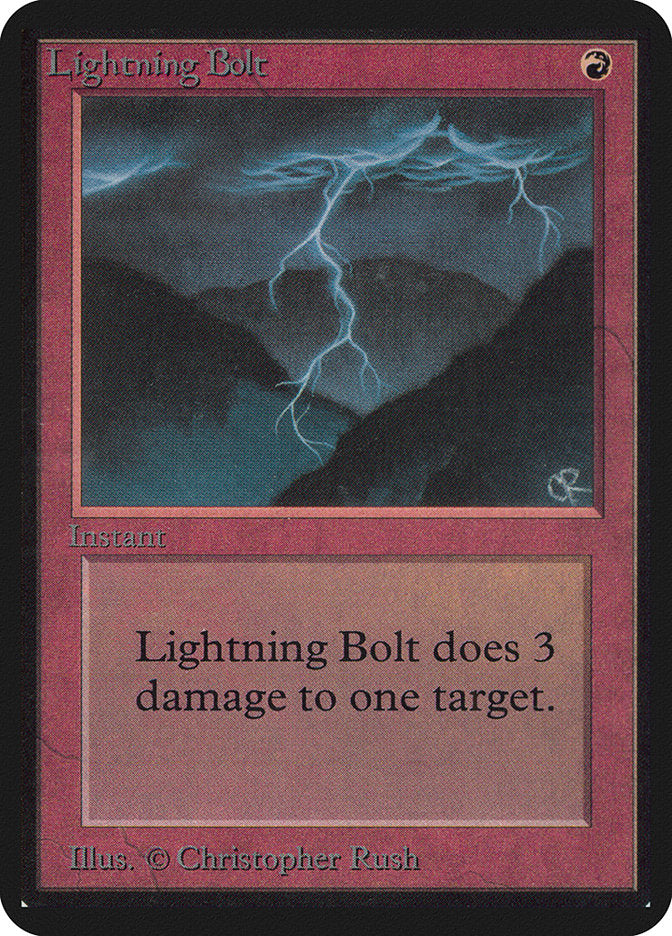 Lightning Bolt [Alpha Edition] | Total Play