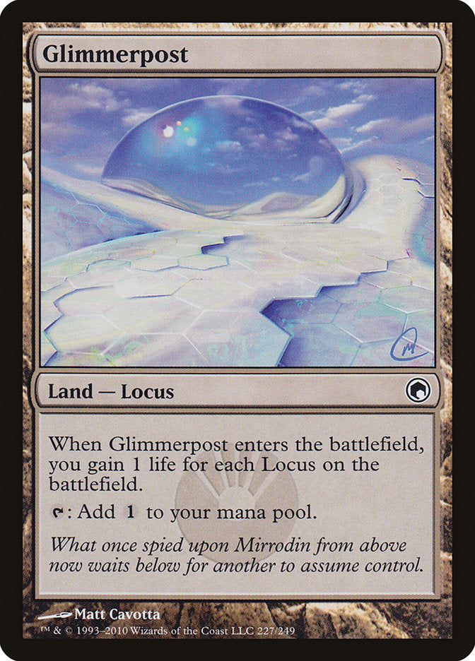 Glimmerpost [Scars of Mirrodin] | Total Play
