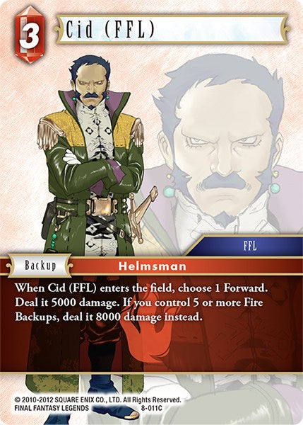 Cid (FFL) [Opus VIII] | Total Play