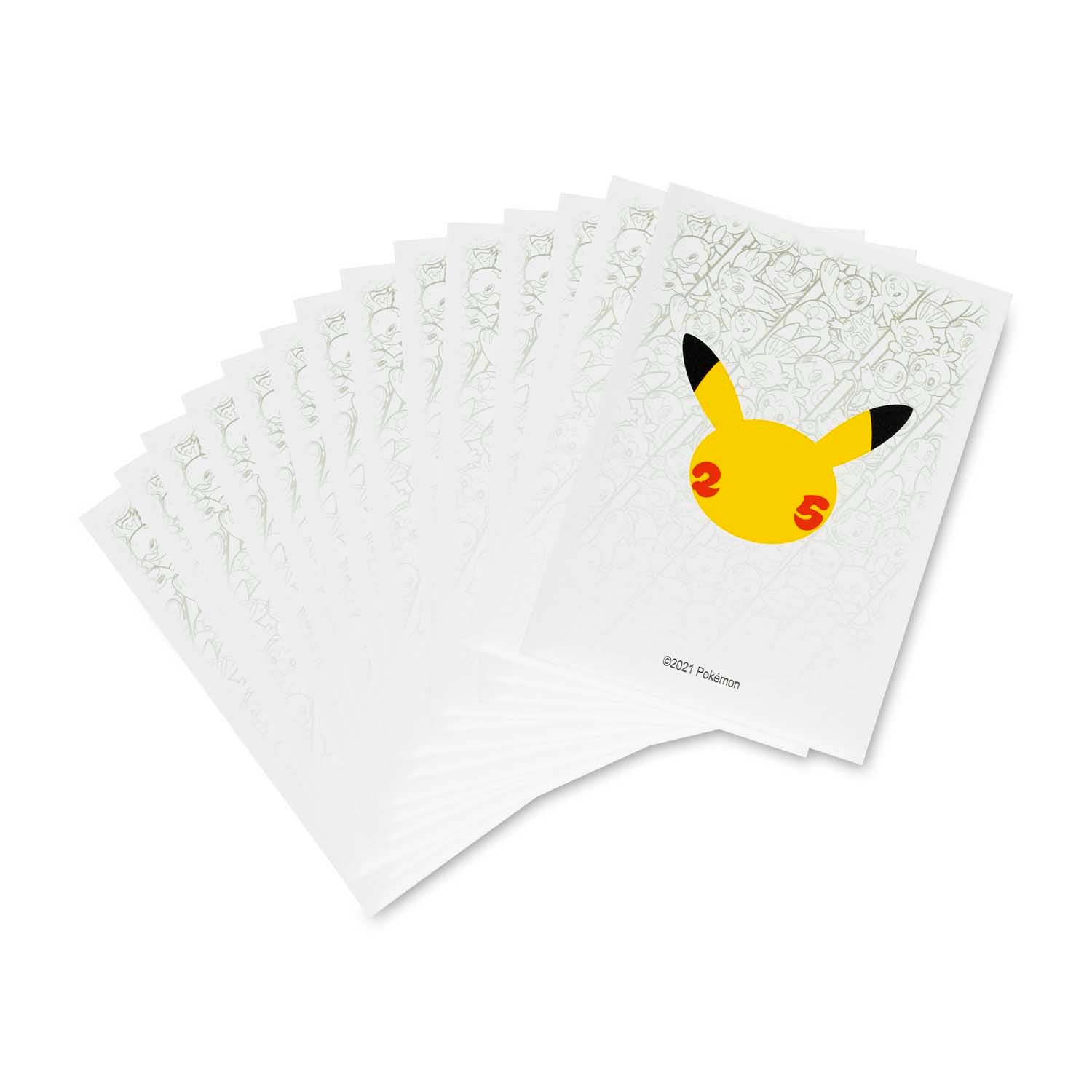 Celebrations: 25th Anniversary - Card Sleeves (White) | Total Play