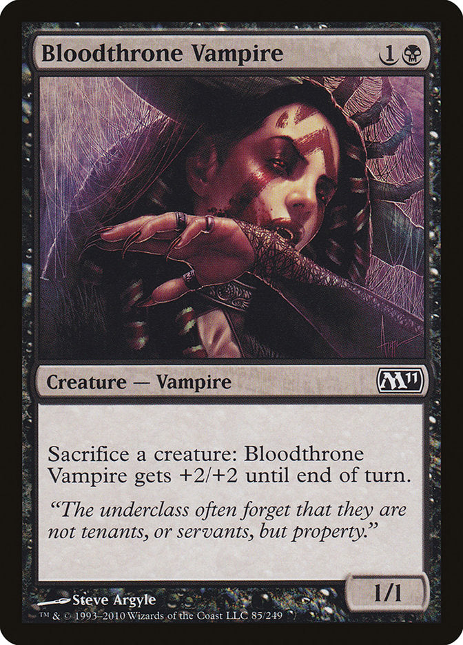 Bloodthrone Vampire [Magic 2011] | Total Play