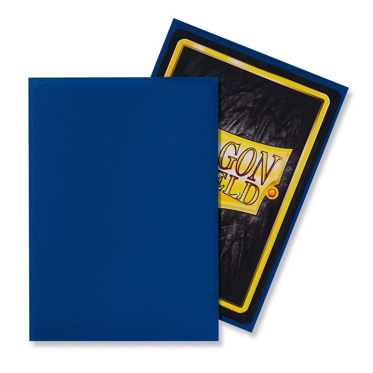 Dragon Shield: Standard 100ct Sleeves - Blue (Matte) | Total Play