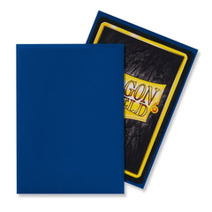 Dragon Shield: Standard 100ct Sleeves - Blue (Matte) | Total Play