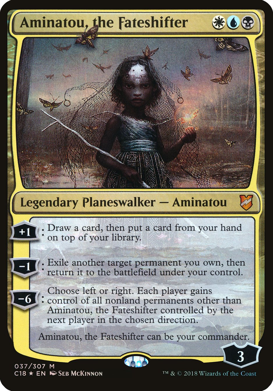 Aminatou, the Fateshifter (Oversized) [Commander 2018 Oversized] | Total Play