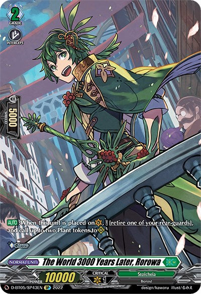 The World 3000 Years Later, Rorowa (D-BT05/SP43EN) [Triumphant Return of the Brave Heroes] | Total Play