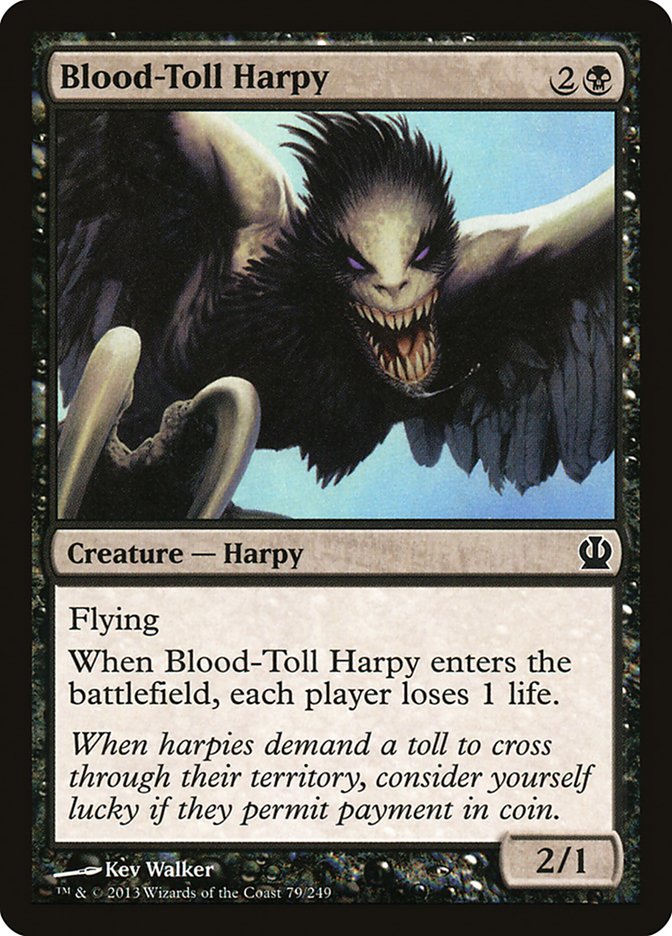 Blood-Toll Harpy [Theros] | Total Play