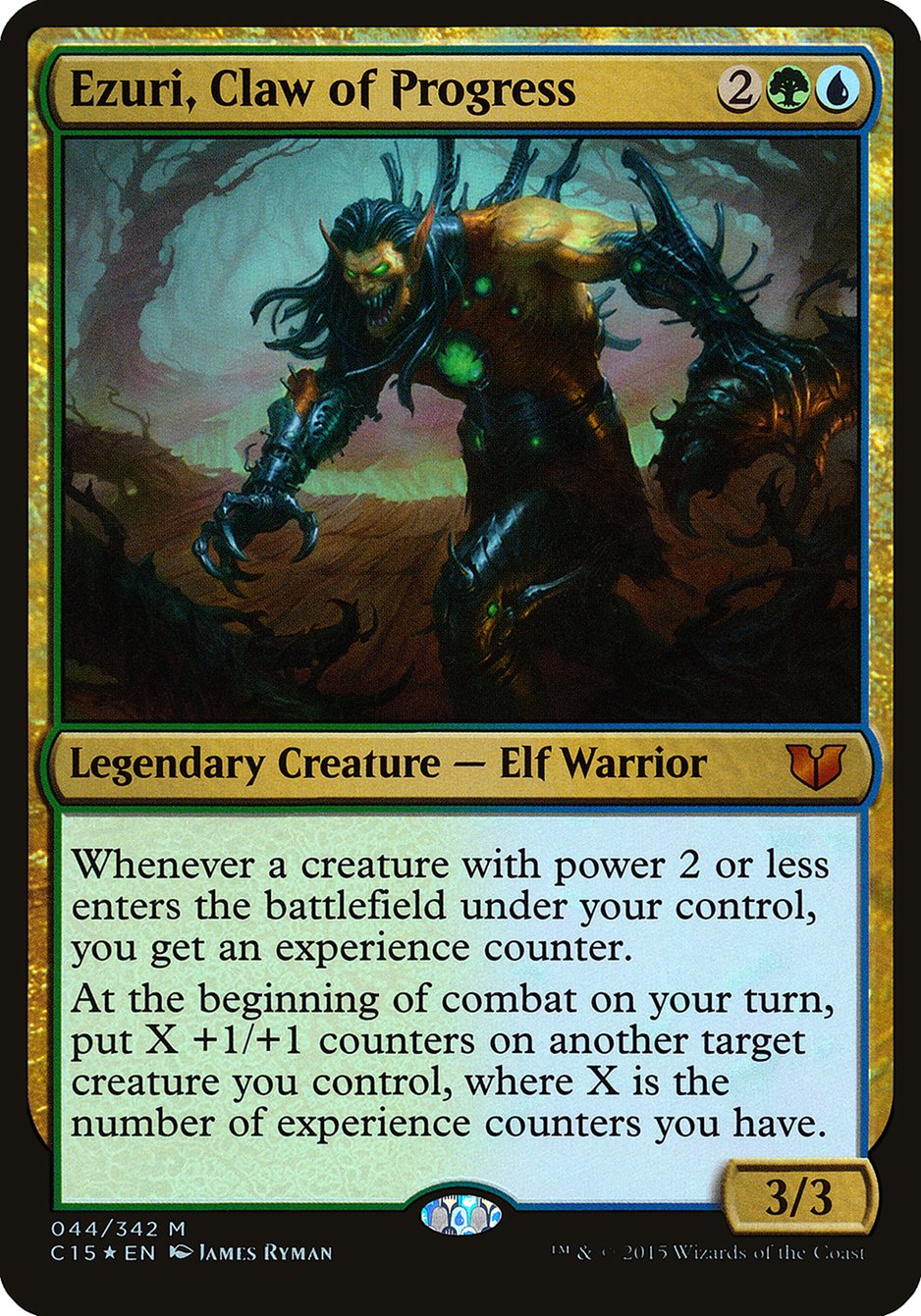 Ezuri, Claw of Progress (Oversized) [Commander 2015 Oversized] | Total Play