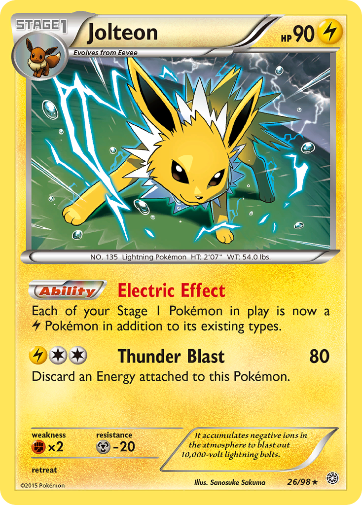 Jolteon (26/98) [XY: Ancient Origins] | Total Play