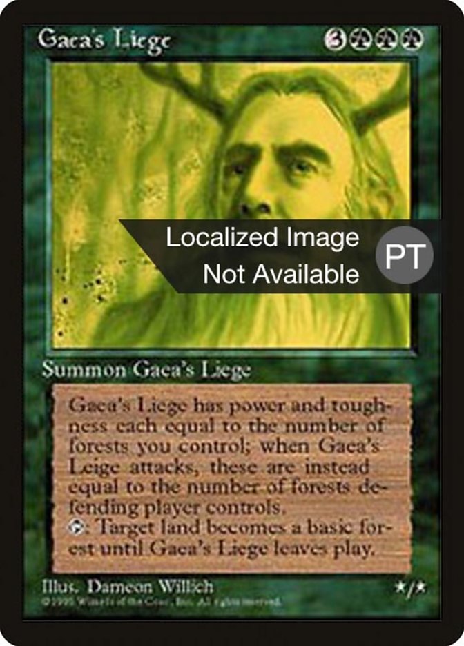 Gaea's Liege [Fourth Edition (Foreign Black Border)] | Total Play