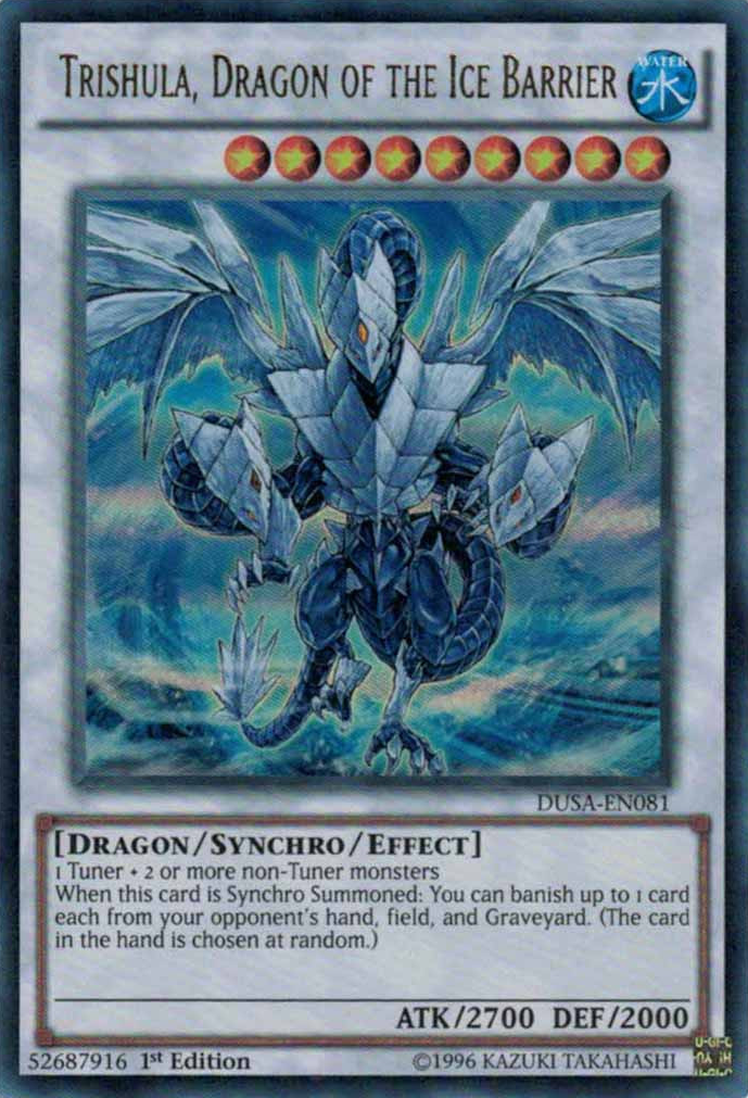 Trishula, Dragon of the Ice Barrier [DUSA-EN081] Ultra Rare | Total Play
