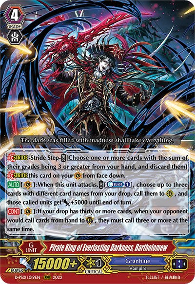 Pirate King of Everlasting Darkness, Bartholomew (D-PS01/019EN) [P Clan Collection 2022] | Total Play