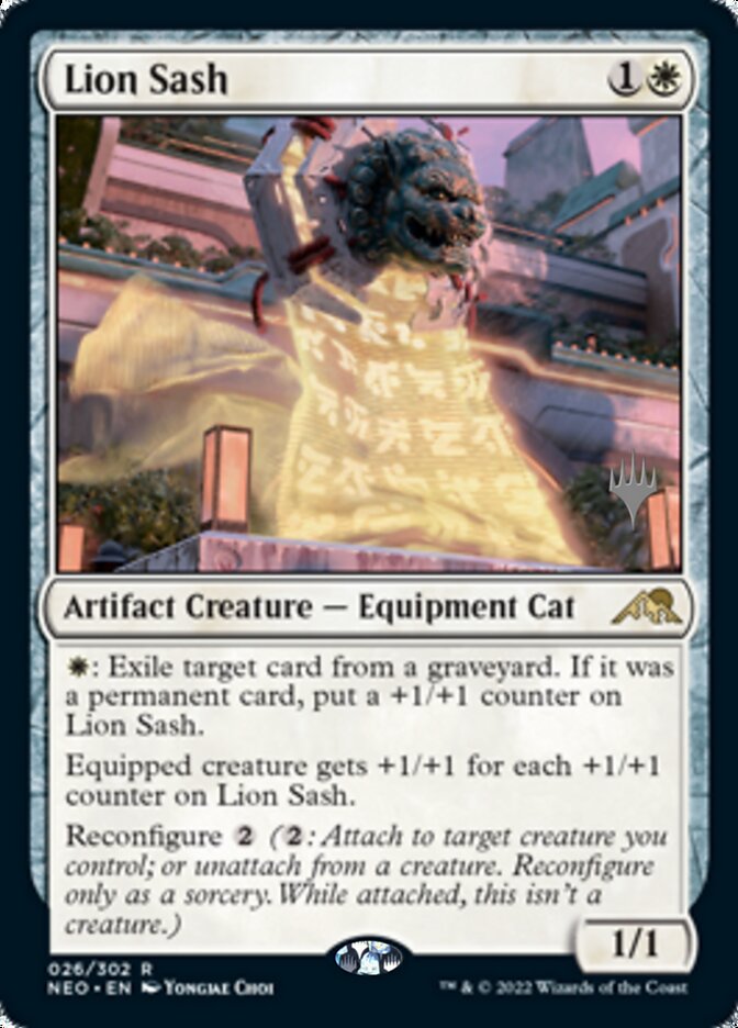 Lion Sash (Promo Pack) [Kamigawa: Neon Dynasty Promos] | Total Play