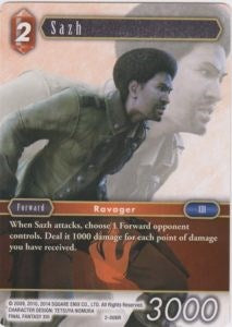 Sazh (Alternate Art) [Opus II Promo Cards] | Total Play