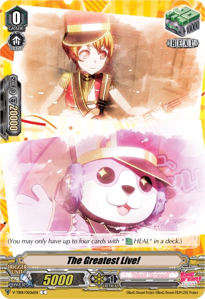 The Greatest Live! (Hello, Happy World!) (Parallel Foil) (V-TB01/050eEN) [BanG Dream! FILM LIVE] | Total Play